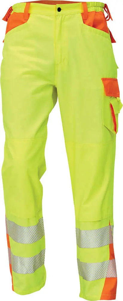 LATTON kalhoty žlutá/oranžová