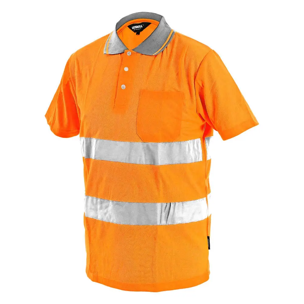 Výstražná polokošile Dover oranžová 3XL