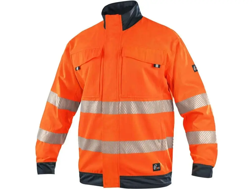 Blůza HALIFAX, pánská, výstražná se síťovinou, oranžovo-modrá vel.58