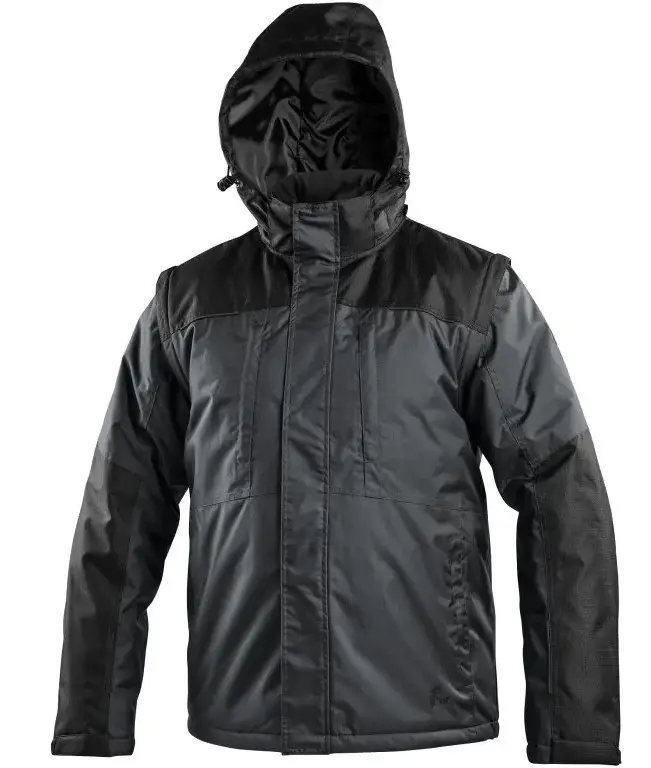 Zimní Bunda IRVINE PRO, pánská, zimní, šedo-černá, vel.2XL