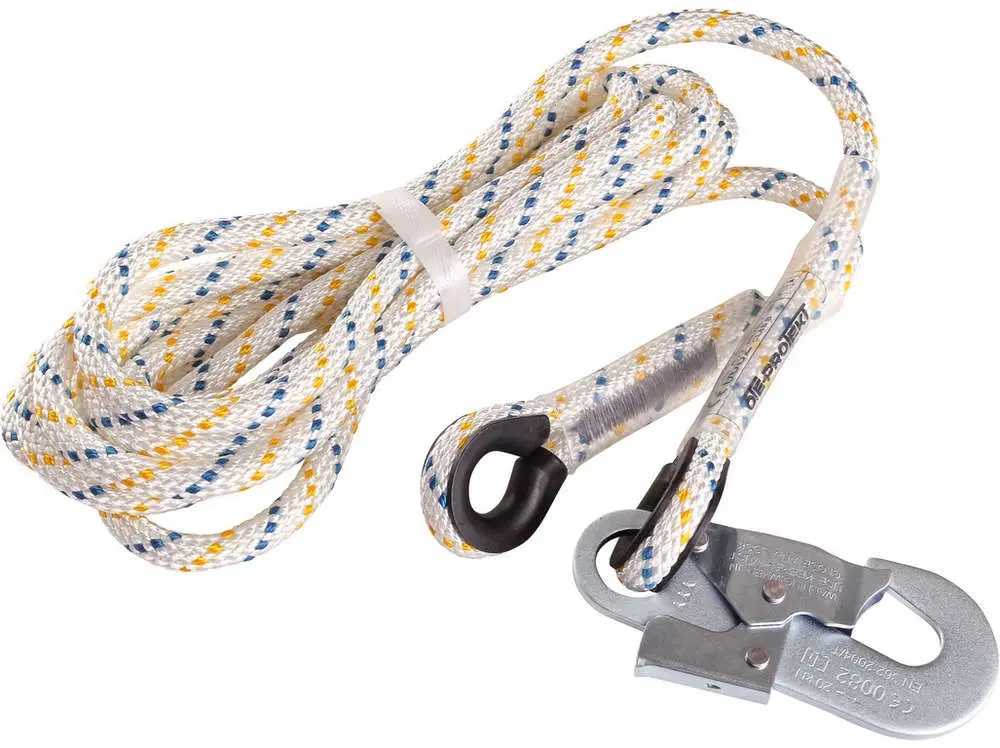 Pomocné lano LP 100 s karabinou 5m
