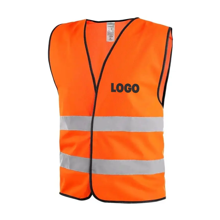 Reflexní vesta Gustav oranžová + potisk LOGO prso vel.L/XL