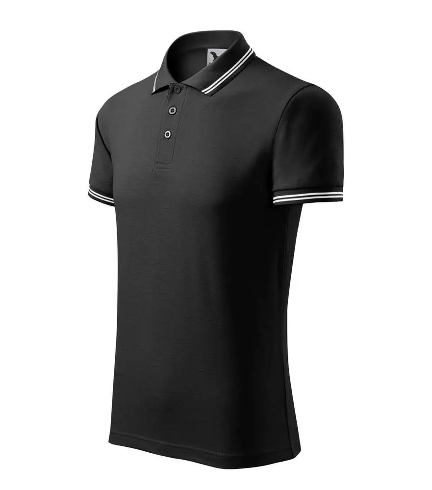 219 Polokošile pánská Urban-černá vel.3XL