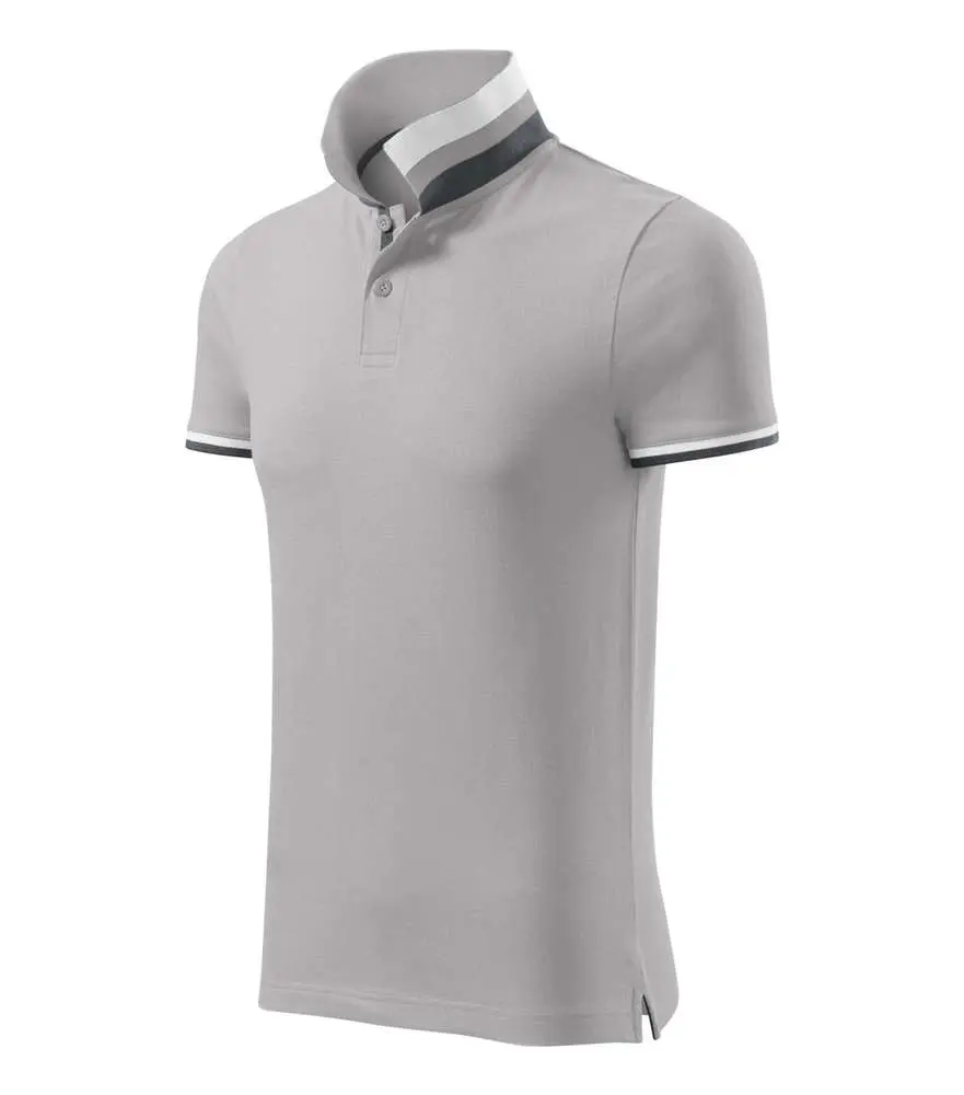 256 Malfini Polokošile pánská Collar Up dark silver gray vel.XL