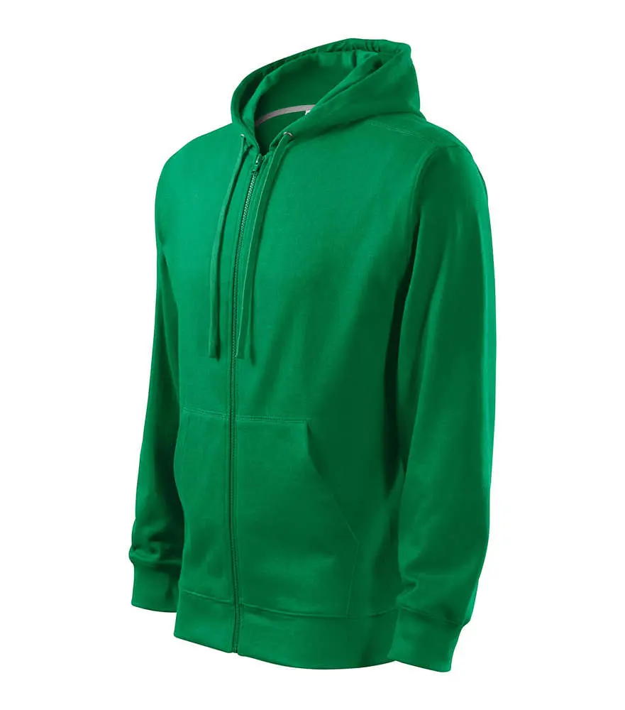 410 Mikina pánská Trendy Zipper středně zelená vel.2XL