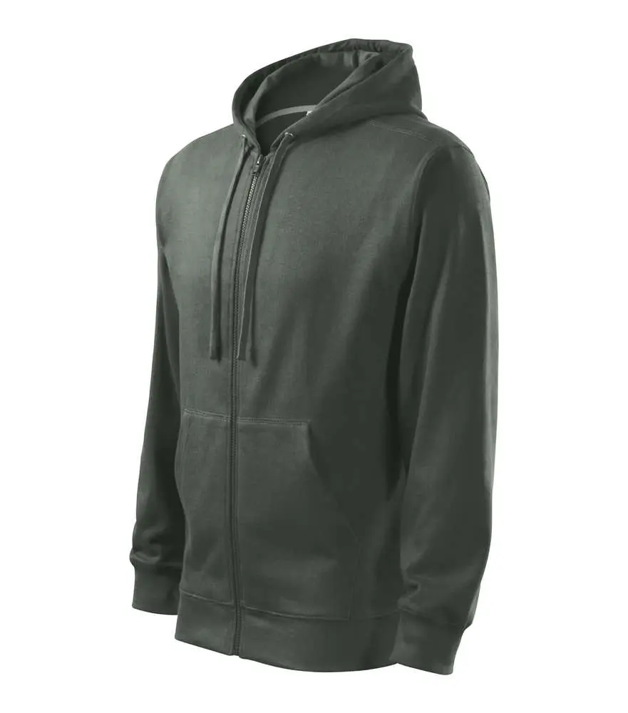 410 Mikina pánská Trendy Zipper tmavá břidlice vel.S