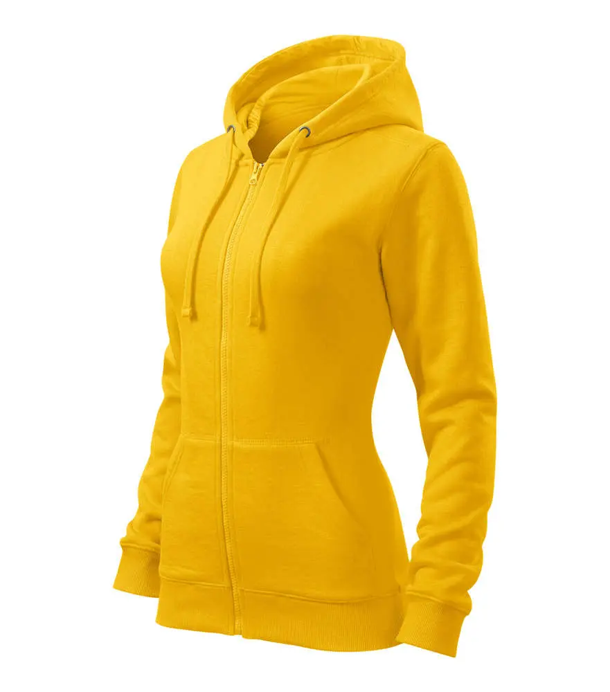 411 Mikina dámská Trendy Zipper žlutá vel.L