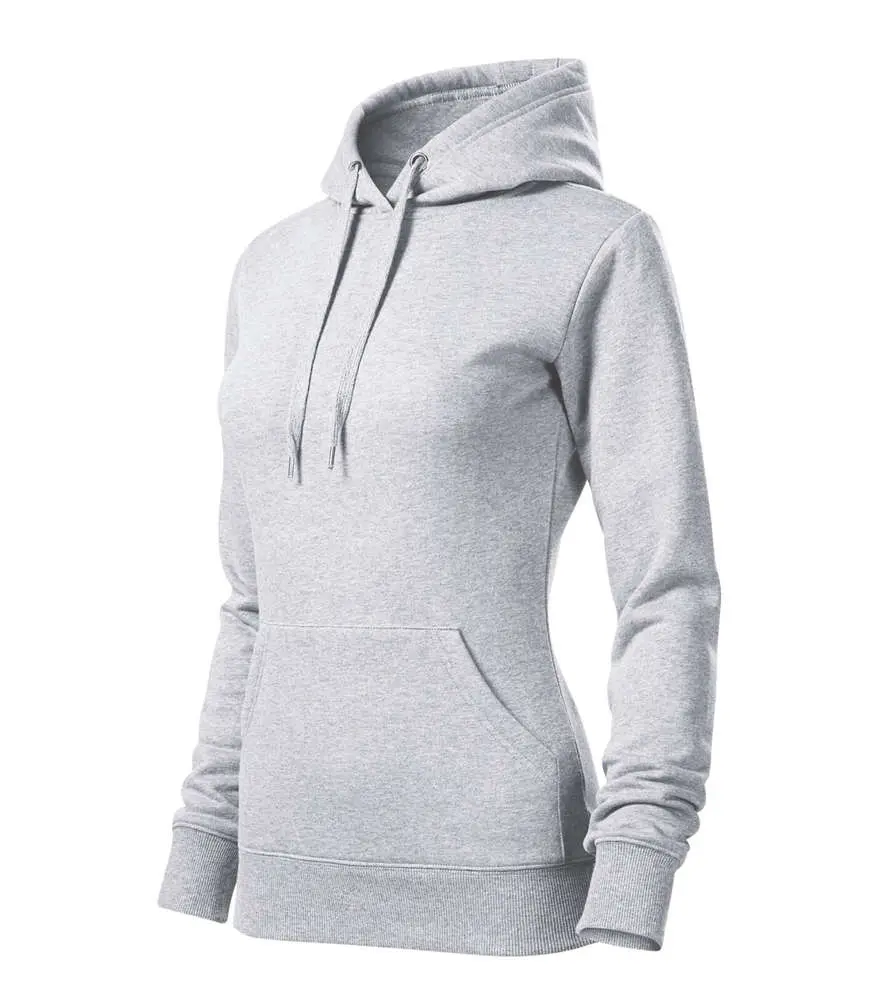 414 CAPE Mikina dámská světle šedý melír vel.XL