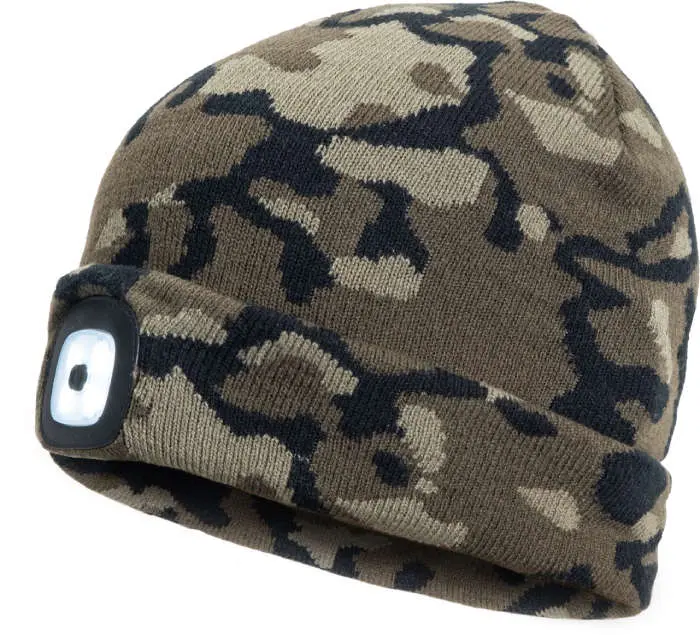 DEEL LED lampa čepice camouflage