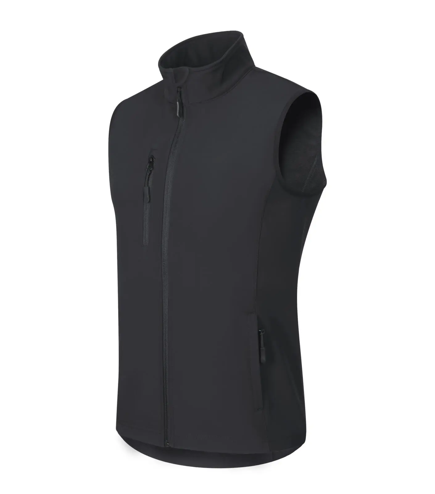 568 Softshellová vesta pánská Trail ebony gray vel.3XL
