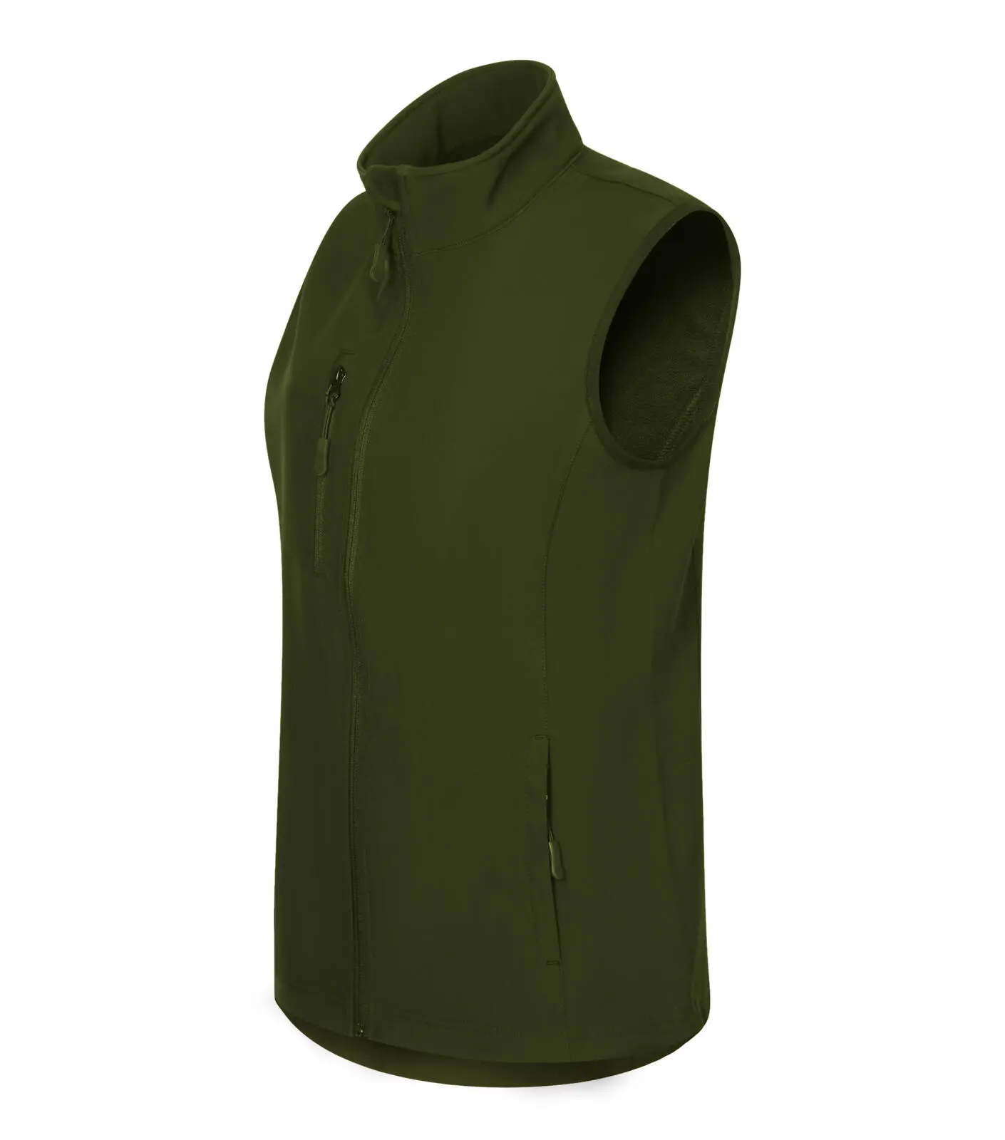 569 Softshellová vesta dámská Trail military vel.3XL