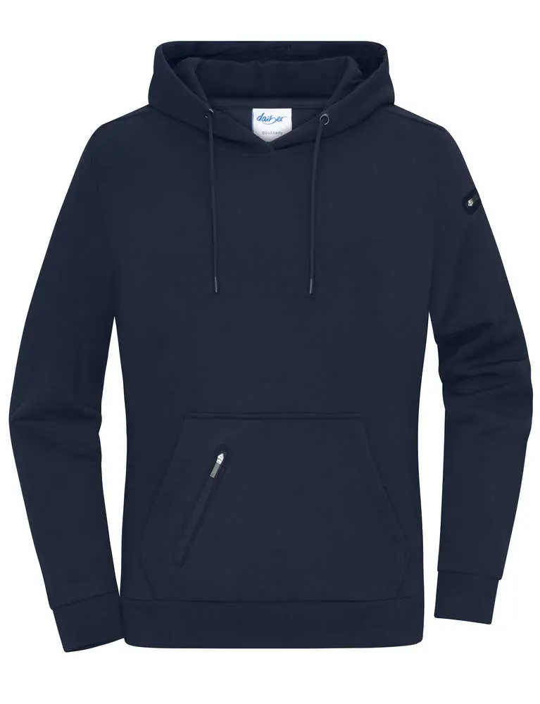 Dámská interlock mikina s kapucí 8045, navy, vel.M