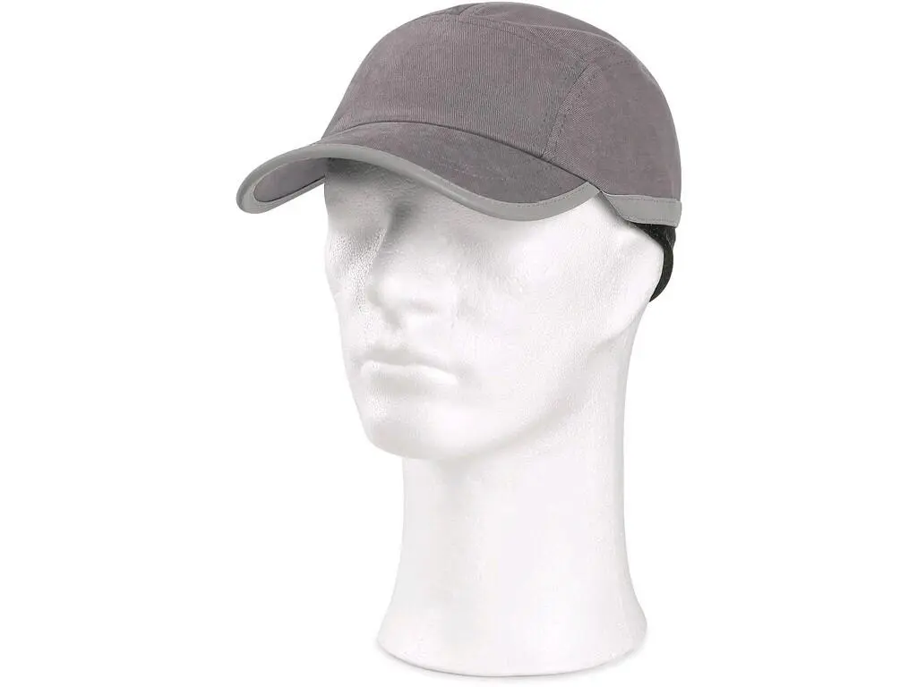 Čepice s plastovou výztuhou SM923 šedá