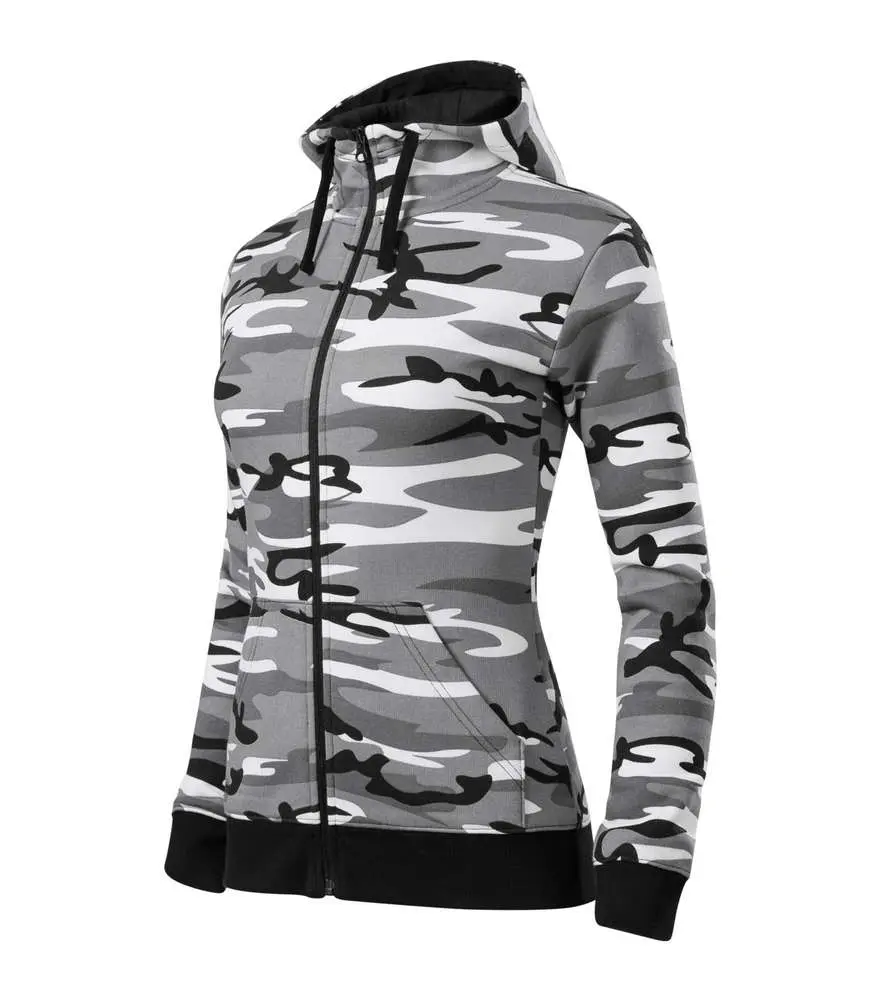 C20 Mikina dámská Camo Zipper camouflage