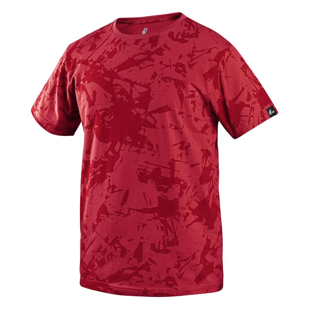Tričko MERLIN, krátký rukáv, červené, vel.3XL