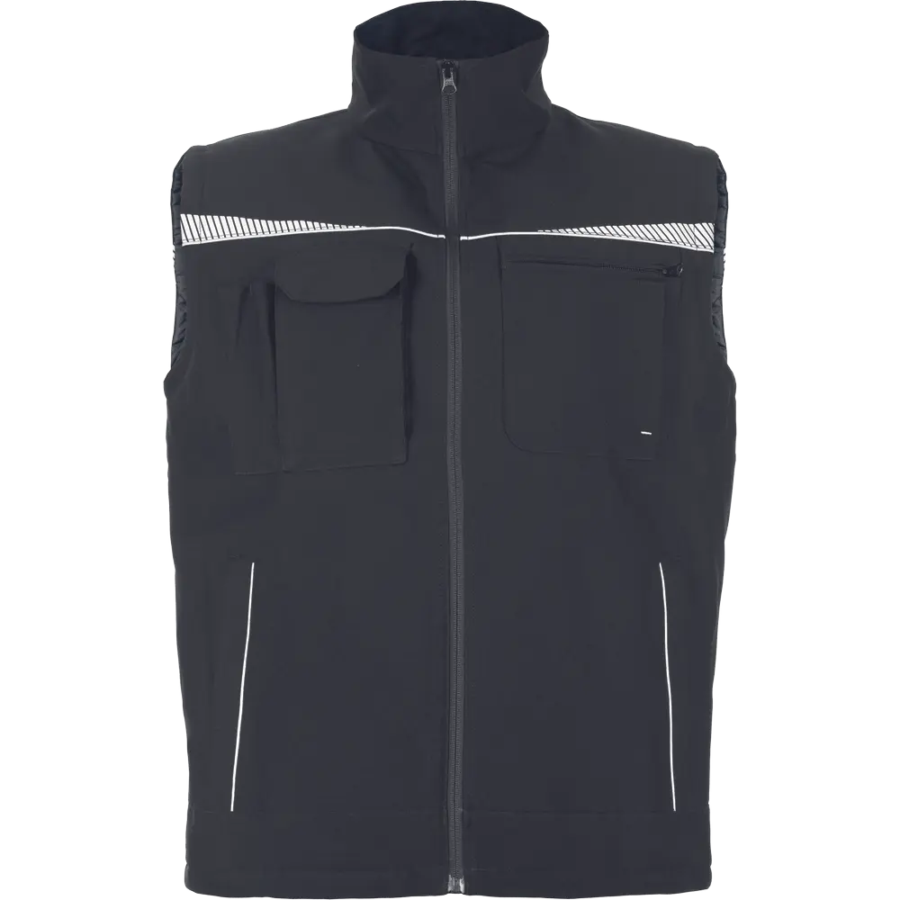 EMERTON STR zimní vesta černá vel.4XL