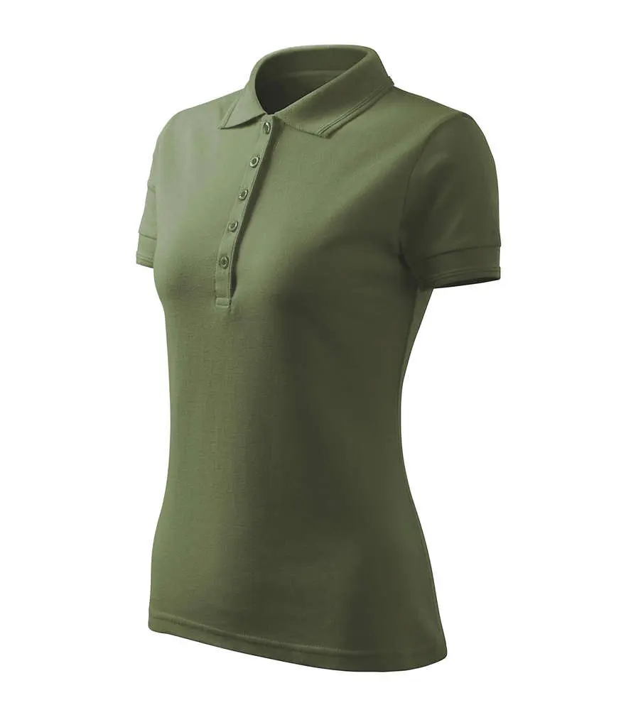 F10 Dámská polokošile Pique Polo Free khaki vel.XL