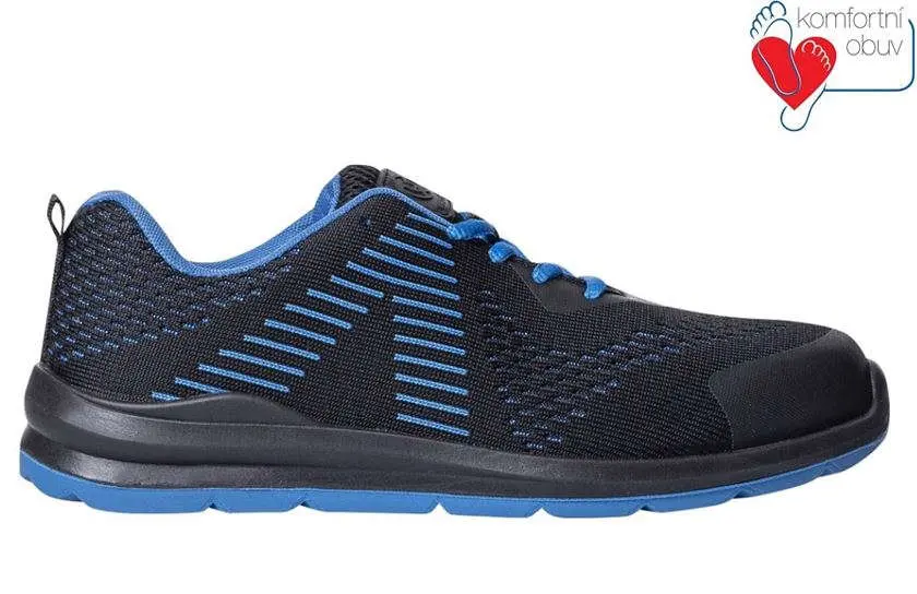 Obuv FLYTEX O1 black/blue vel.36