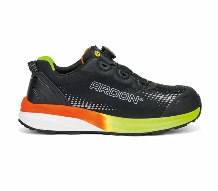 Bezpečnostní polobotka CREATRON LOW S3S ESD - neon vel.40