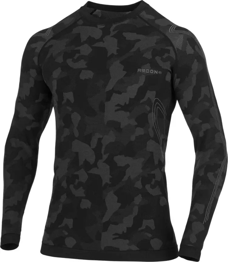 Ardon LYTANIX pánské dlouhý rukáv Funkční tričko camouflage/černá