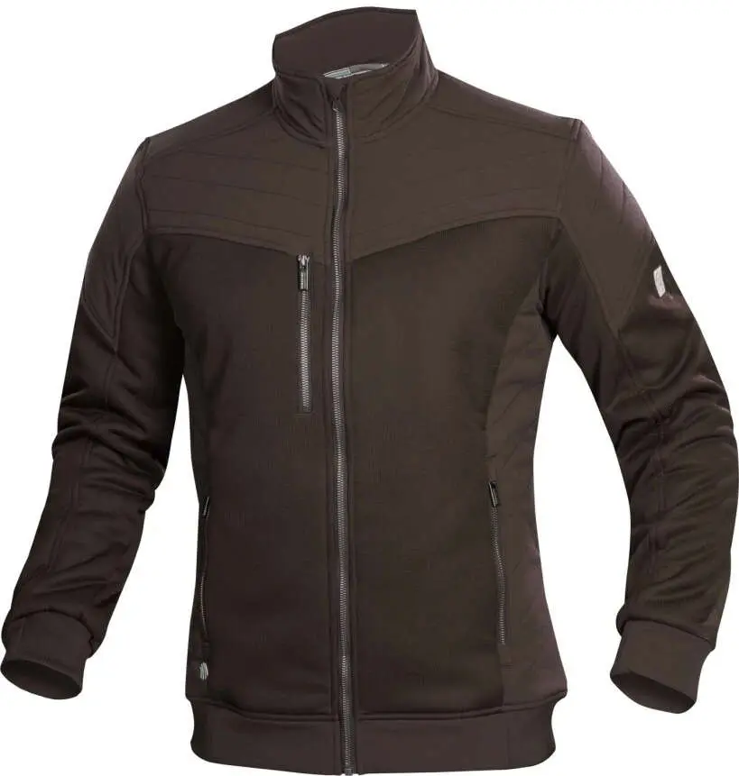 Bunda HYBRID hnědá vel.4XL