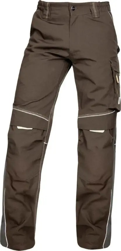 Kalhoty URBAN+ zkrácené 170-175 cm hnědé vel.XL