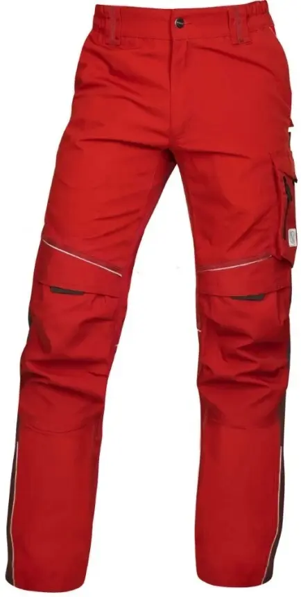 Kalhoty URBAN+ zkrácené 170-175 cm červené vel.L
