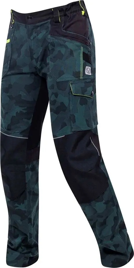 Kalhoty CREATRON® camo zelené vel.50