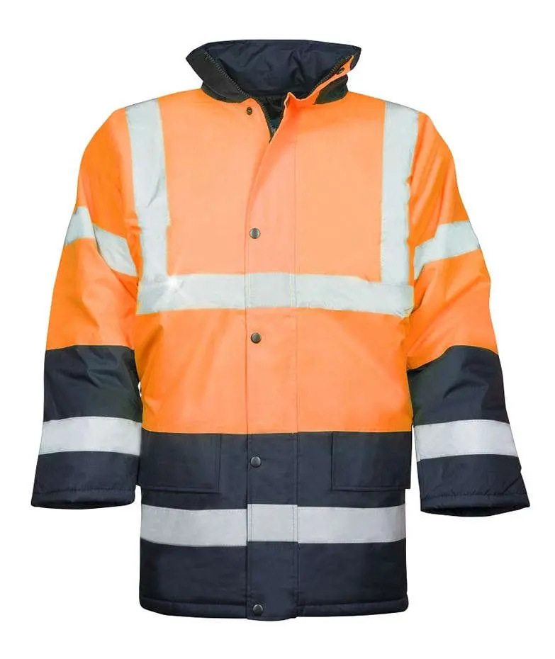 Bunda zimní hi-viz oranžovo-modrá REF602 vel.S