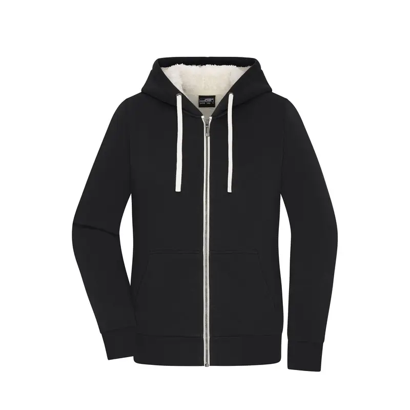 JN1319 Dámská mikina s kapucí,pošívkou Sherpa navy vel.S
