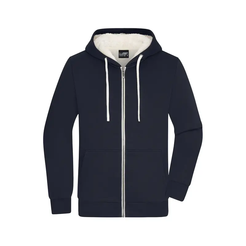 JN 1320 Pánská mikina s kapucí Sherpa navy vel.S