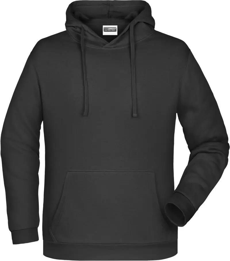 Pánská mikina s kapucí černá vel.2XL