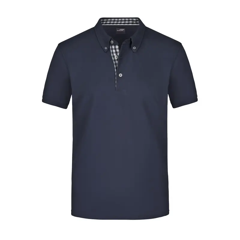 JN964 Pánská elegantní polokošile Tmavě modrá - tmavě modrá - bílá vel.S