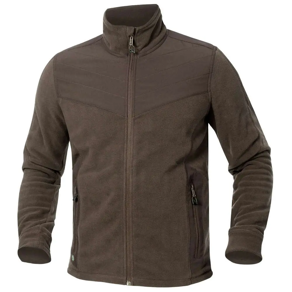 Mikina SoftFLEECE COMBO hnědá vel.XL