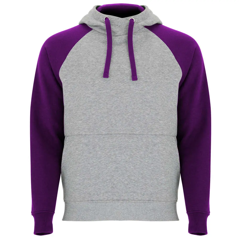 Dětská mikina Badet, melírová/purpurová, vel.3roky