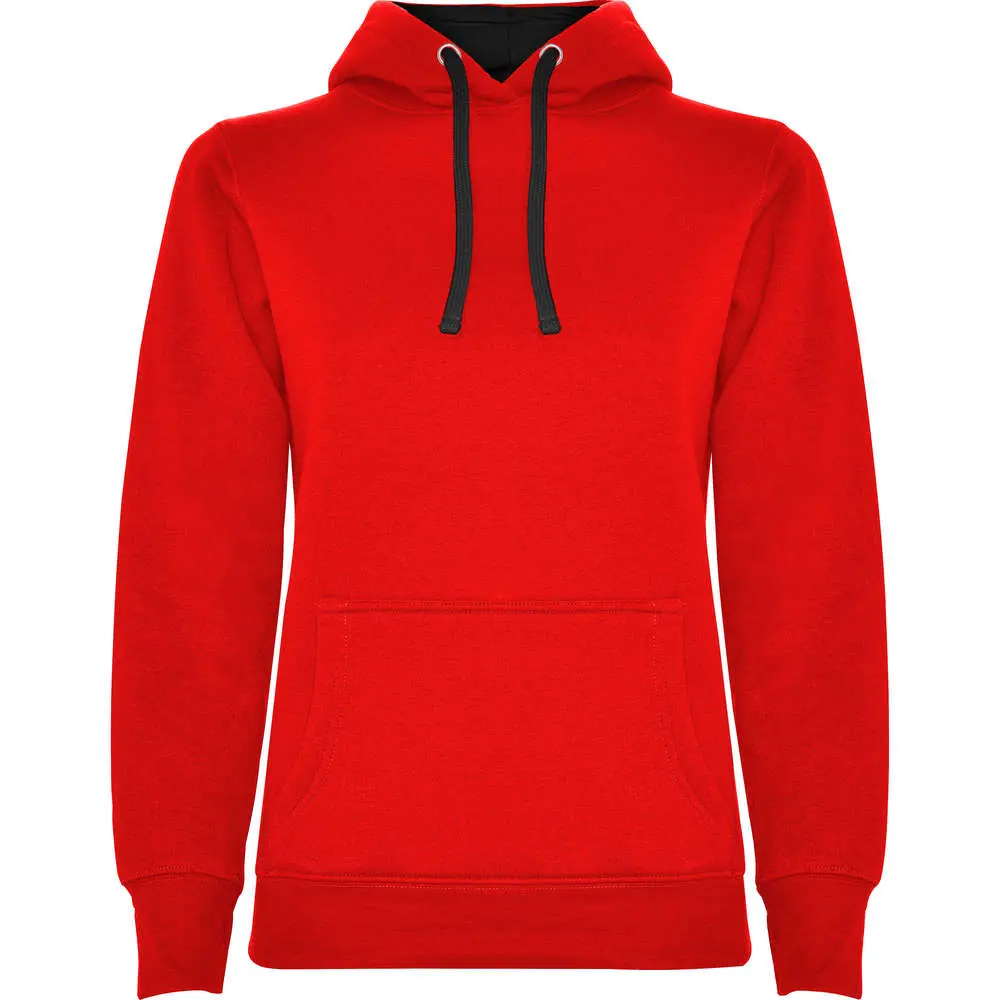 Dámská mikina Urban, červená/černá, vel.2XL