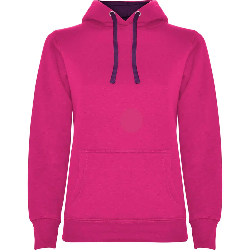 Dámská mikina Urban, růže/purpurová, vel.XL