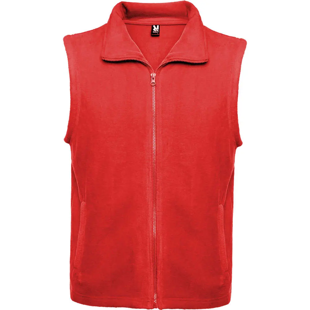 Fleecová vesta New Bellagio, červená, vel.3XL