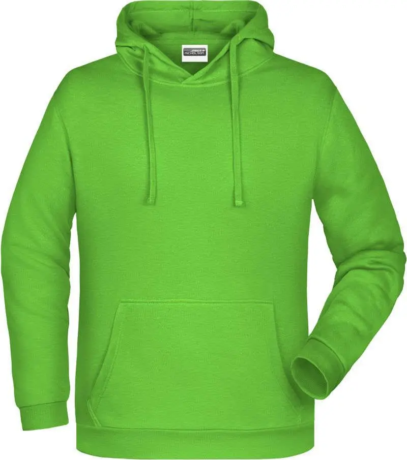 Pánská mikina s kapucí, JN 796, lime green vel.2XL