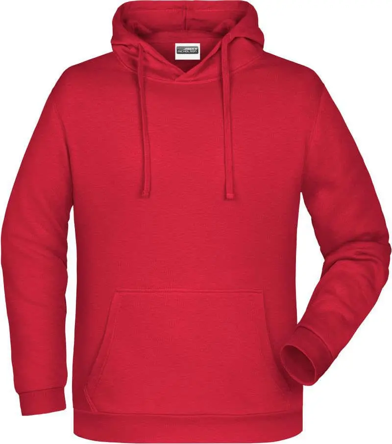 Pánská mikina s kapucí červená vel.2XL