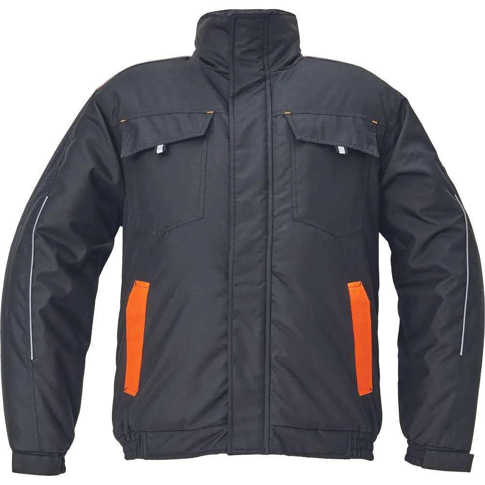 MAX VIVO pilot bunda černá/oranžová vel.3XL