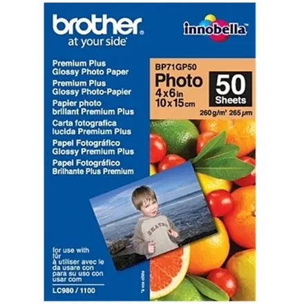 BP71GP50, 50 listů, 10x15cm Premium Glossy, 260g