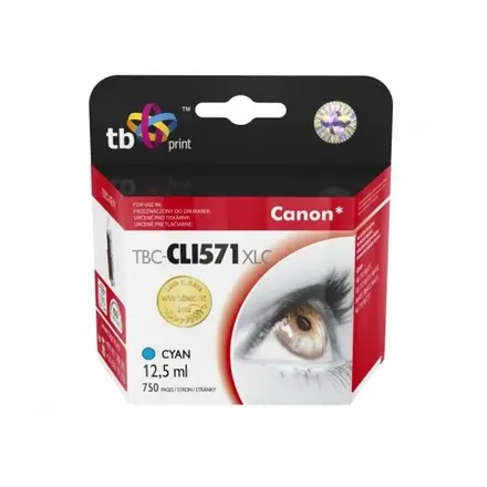 Ink. kazeta TB komp. s Canon CLI-571XL,0332C001 CY TBC-CLI571XLC