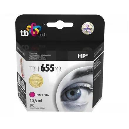 TB PRINT Ink. kazeta TB kompatibilní s HP 655, Magenta ref., TBH-655MR, CZ111AE