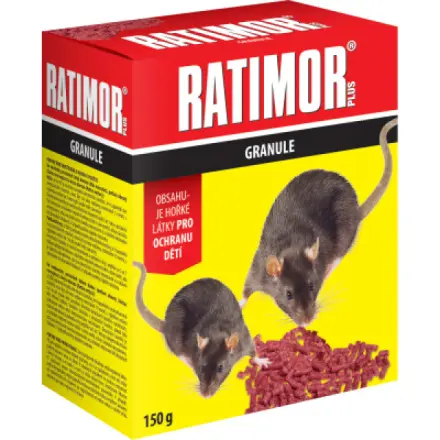 Ratimor plus granule 150g box