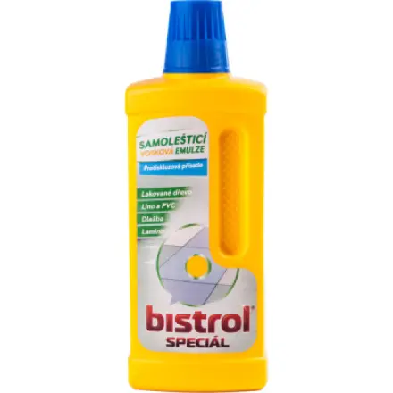 Bistrol Speciál – samolešticí vosková emulze na podlahy 500 ml