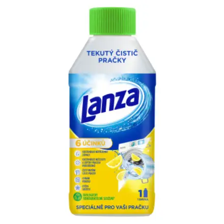 LANZA Tekutý čistič pračky 250ml Lemon