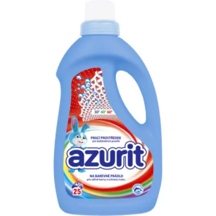 Tomil Azurit prací gel na barevné prádlo 25 praní, 1 l