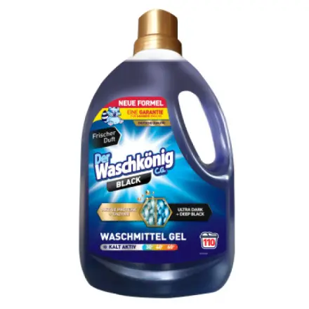Gel na praní Waschkönig Black – 110 dávek, 3,305 l