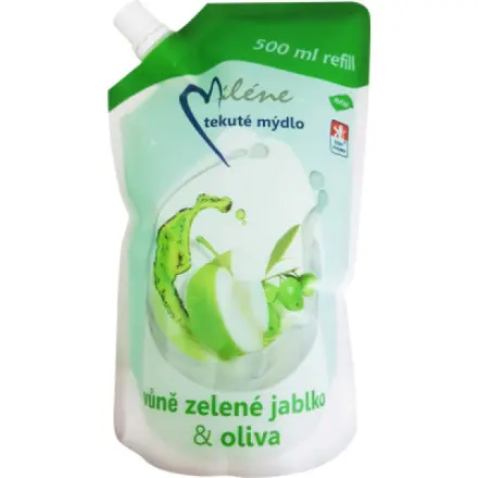 Milene Miléne Zelené jablko a oliva tekuté mýdlo, 500 ml